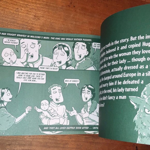 Scholastic Horrible Histories Knights Book - softcover a high speed comic book - Picture 8 of 16